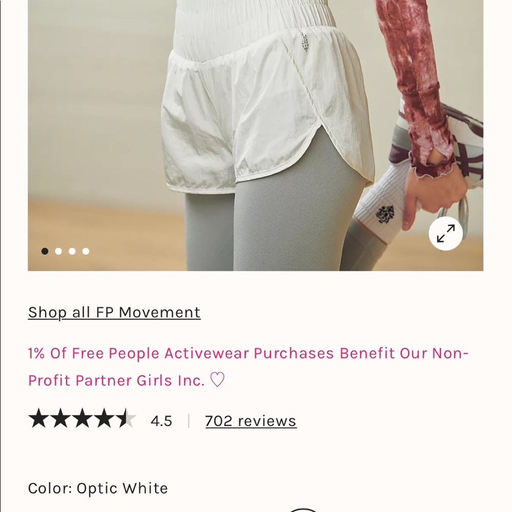 Free people The way home short in color papaya